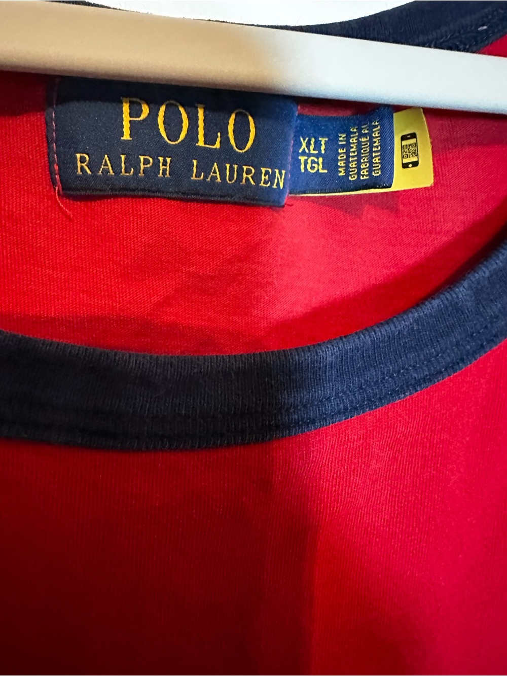 Polo Ralph Lauren Men's Red Polo Bear Graphic Cotton Ringer Tank Top XLT - Picture 7 of 12